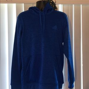Blue Adidas Pullover Hoodie